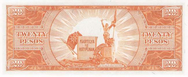 Philippinen 20 Pesos 1949 p137d